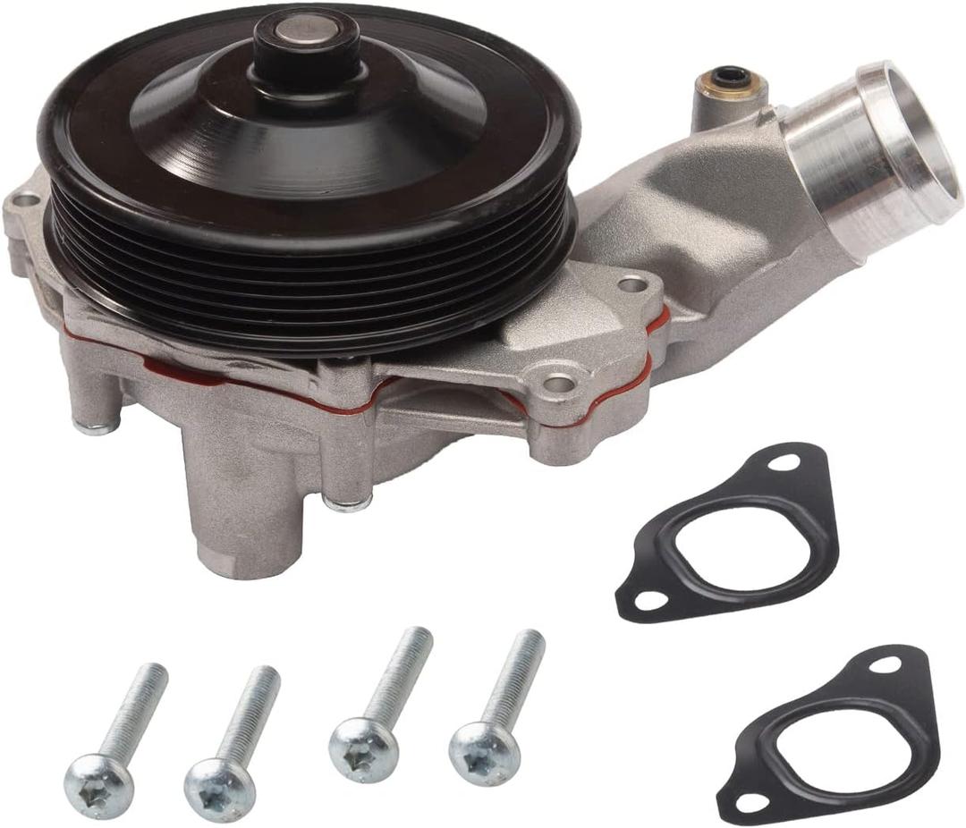 TUCAREST LR033993 Water Pump Kit w/Gasket (For 3.0L 2995cc/5.0L 5000cc) Compatible With 17-20 La-nd Rover Discovery, 10-16 LR4, 10-19 Range Rover Sport, 18-19 Velar [# 144-2060 LR097165 131-2464]