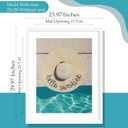 Abtgt 22x28 Picture Frame Set of 3, Display Pictures 18x24 with Mat or 22x28 without Mat, Poster Frame for Wall Mounting Display, White