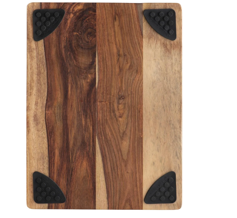 Architec Gripperwood Cutting Boards, Set of 1  Beechwood with Non-slip Gripper Feet  14 by 11-inches