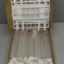 Glass Test Tube Set 24pcs 80ml Glass Test Tubes 25 x 200mm with Cork Stoppers and 1pcs 24 Holes Plastic Tubes Rack for Test Lab Tubes