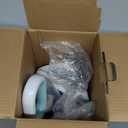 NEWBULIG Steam Mop for Hardwood/Tile/Carpet, Lightweight Steamer Cleaner for Floor Cleaning, 16.4 FT Cord and 2 Washable Pads (43.31"*7.87"*11.1", White and Green)