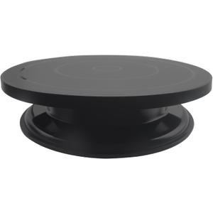 Cake Decorating Turntable 11 Inch Cake Turntable Anti-slip Rotating Cake Stand for Decorating(1pc Black)