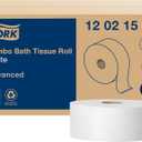 Tork Jumbo Toilet Paper Roll White T1, Advanced, 2-ply, 6 x 1600 feet, 12021502, 6 Count (Pack of 1)