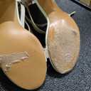 Chunky Heels for Women Wedding: Silver 8 Comfortable Ladies Bow Heel Sandals for Prom Party - Bridal Dressy Walking Shoes (9, White)