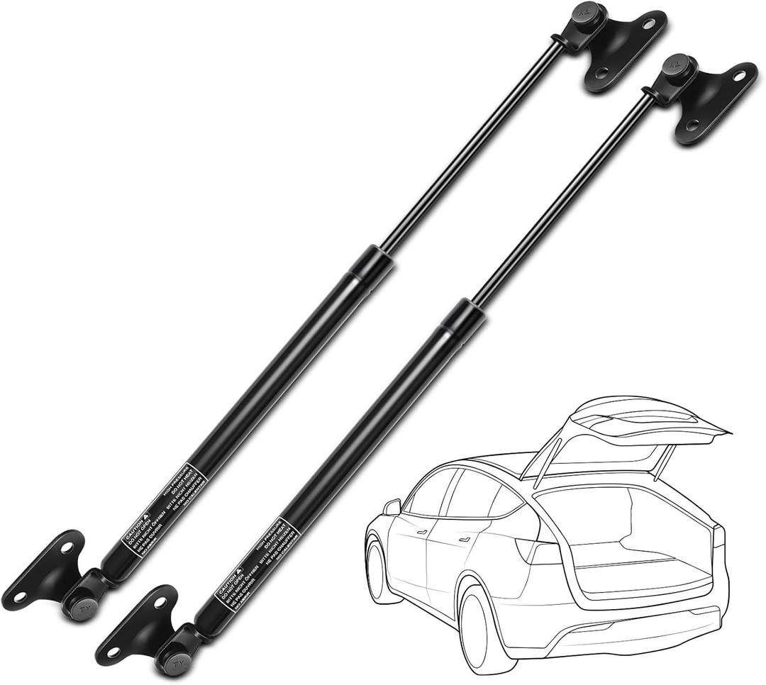 Set of 2 Tailgate Trunk Lift Support Liftgate Shock Struts for Toyota Land Cruiser 1991-1997 Lexus LX450 1996-1997, with Mounting Brackets