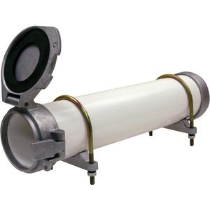 Buyers Products CC600 PVC Conduit Carrier Kit, 6 Inch Diameter Pipe Storage Rack for Trucks, Mounting Hardware Included, Spring-Loaded Latch, Weather-Resistant Door - for Conduits, Fly Rods & More