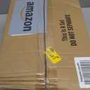 Plustool 6 Pack Matte Black Door Handles, Passage Door Levers for Hallway & Closet, Interior Keyless Door Knobs Heavy Duty Square Non-Locking Handlesets(2.0lb), Reversible for Left & Right Sided Doors