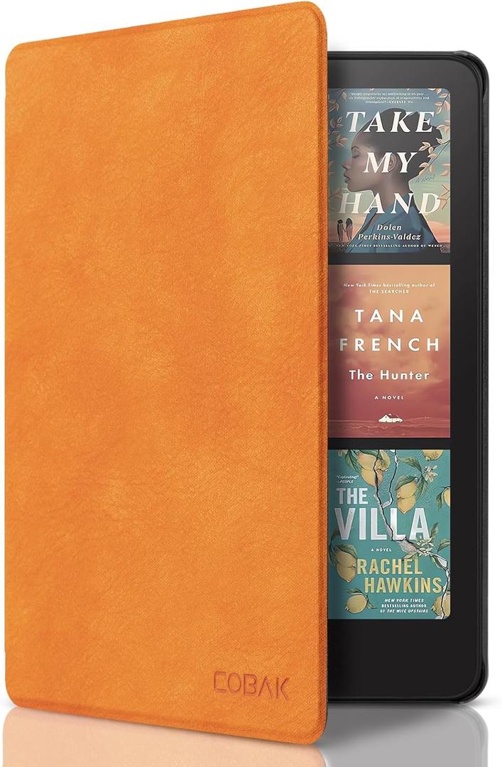 CoBak Case for Kindle Paperwhite 12th Gen 2024 (7") & Kindle Colorsoft Signature Edition - All New PU Leather Cover with Auto Sleep Wake Feature for Kindle Paperwhite Signature 2024 Released