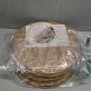 13 in Round Woven Placemats Plate Chargers Set of 10, Boho Farmhouse Rustic Woven Place Mats for Dining Table Decor, Rattan Wicker Table Mats Jute Braided Chargers for Dinner Plates (Natural Color)