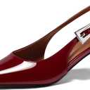 Coutgo Womens Slingback Kitten Heels Pointed Toe Buckle Pumps Dress Shoes | 2.4-Inch Low Heels, Closed Toe, Comfortable, Adjustable Strap, Work, Office, Casual, Party, Wedding