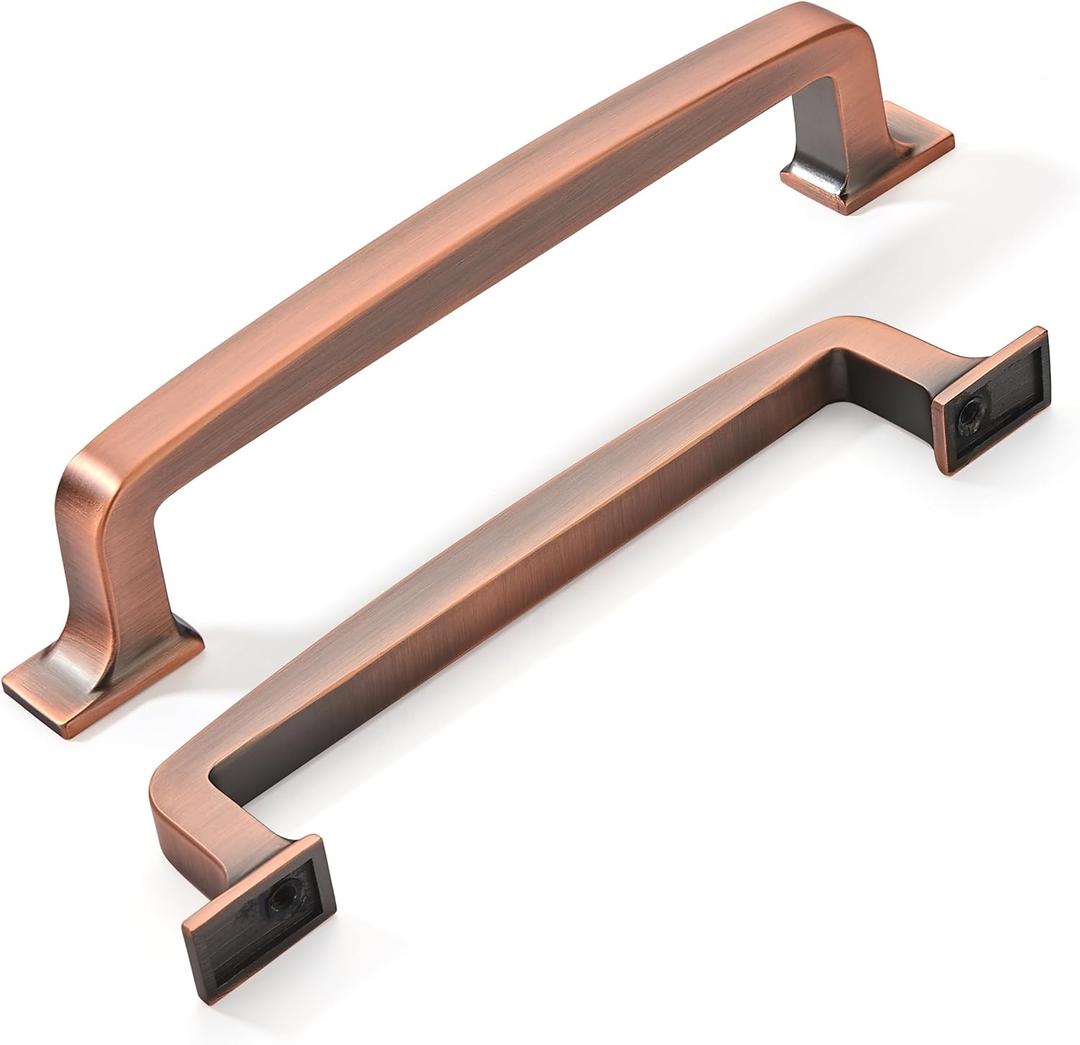Khtumeware 2 Pack 5 Inch Antique Copper Cabinet Pulls - Drawer & Cabinet Handles