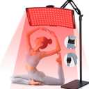 KingPavonini Red Light Therapy for Body, 2-in-1 Red Light Therapy Lamp Convertible to Wearable Belt, 9 Modes, 660nm Red & 850nm Infrared Light Therapy for Face Back Waist Knee, Mucsle Recovery