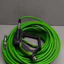 Tool Daily Sewer Jetter Kit for Pressure Washer 100 FT, Short Power Washer Gun, Drain Cleaner Hose 1/4 Inch NPT, Corner, Rotating and Button Nose Sewer Jetting Nozzle, 3600 PSI (Green)