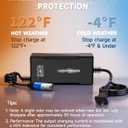 24V 5A Lithium Battery Charger for Electric Wheelchairs, 3-Pin XLR, Compatible with Pride Jazzy 614/1103 Ultra/Select 6, Go-Go ES2, Drive Medical, Rascal, Lakematic, Shoprider, Golden Tech Scooters