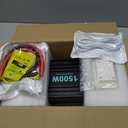 1500 Watt Pure Sine Wave Inverter, 12V DC to 120V AC Inverters for Car, RV, Truck, Home, Camping, Solar Power Inverter with 3 AC Outlet, 30W USB-C, 5V 3.1A USB, Remote Control, Surge 3000W