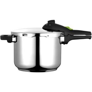 Fagor Rapid Xpress Pressure Cooker 6 Litres, Induction, Express Super Fast, Stainless Steel 18/10, All Types of Cookers, Thermo Diffuser Bottom, 2 Pressure Levels, 5 Safety Systems