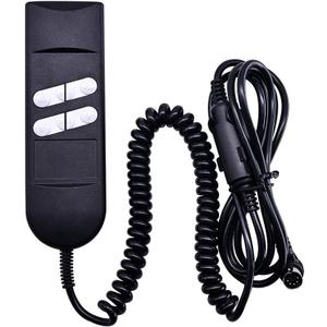 Fromann Recliners Remote Hand Control Handset 180 Degree 5 Pin 4/6 Button with 90 Degree Extension Cord for Power Sofa and Lift Chairs