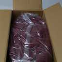 BOURINA Comforter Sets 8 Pieces - Pleat Quilted Soft Warm Oversized Microfiber Luxury Comforter Set, Red Violet Queen (88x88inch)