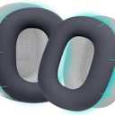 SOULWIT Silicone Ear Pads Cover Protector for AirPods Max Headphones Cushions, Sweatproof, Easily Washable, Rugged Durability - Navy Blue