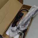 LED Desk Lamp with Clamp, Eye-Caring Clip on Lights for Home Office, 3 Modes 10 Brightness, Long Flexible Goose-Neck, Metal, Swing Arm Architect Task Table Lamps with USB Adapter, Black