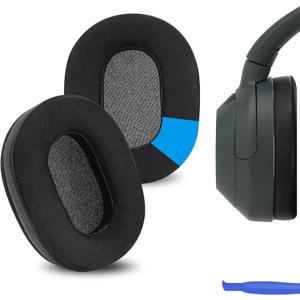 Geekria Sport Cooling-Gel Replacement Ear Pads for Sony ULT WEAR, WH-ULT900N Headphones, Ear Cushions (Black)