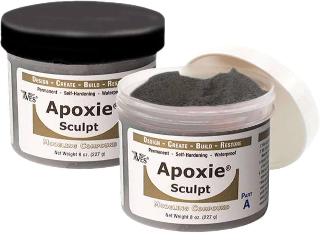 Aves Apoxie Sculpt - 2 Part Modeling Compound (A & B) - 1 Pound, Natural