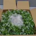 Sggvecsy 17.7’’ St. Patrick's Day Shamrocks Wreath for Front Door with 30 Green Lights Artificial Greenery Clover Wreath for Irish St. Patrick's Day Decoration Wall Window Outdoor Indoor Home Decor