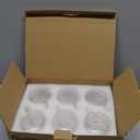 Double Walled Espresso Cups set of 6, 2.7oz Clear Glass Coffee Mugs, Double-layer Insulated Coffee Cups, Suitable for Espresso, Americano, Tea Bags, Beverage