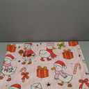 Coquette Pink Christmas Santa Goose Body Pillow Cover 20x54, Cute Christmas Decor, Retro Girly Xmas Bow Candy Cane Bauble Gift Box Long Body Hug Pillow Pillowcase for Bed Couch Kids Adults