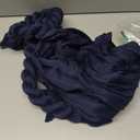 DeZerlor Navy Blue Cheesecloth Table Runner 4 Pack Summer Table Runners Boho Gauze 120 Inches Cheese Cloth Table Decor for Wedding Bridal Baby Shower Parties