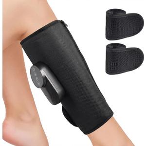 Cordless Leg Massager for Relaxation, Portable Calf Massager with 3 Massage Modes & Heat, Adjustable Straps, Washable Oxford Fabric, Gift for Men Women at Home, Office, Gym (1 Piece)