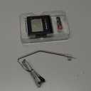 TempPro TP16 Large LCD Digital Meat Thermometer for Cooking, Smoking, Grilling, BBQ Food Temperature Indicator with Clock Timer and Stainless Steel Probe, Black