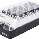 Eagle Business Card Box, Push-Button,Storage up to 550 Cards (Medium)
