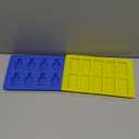 Building Bricks and Robots Ice Cube Tray or Candy Gummy Cake Decoration Molds
