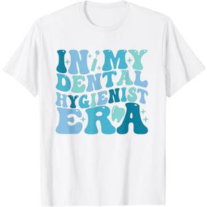 Retro in My Dental Hygienist Era Dentist Dental Student T-Shirt, Size S