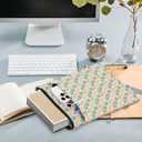 Book Lovers Book Sleeve, Book Accessories Bookish Gifts Book Gifts Friendship Christmas Birthday Gifts for Women Floral Lovers Mom Coworker, Aesthetic Book Pouch Book Protector, Retro Flowers