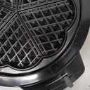 Mueller Heart 5 Waffle Maker, Waffle Iron, Adjustable Browning Control & Nonstick, Cool Touch Handle, Easy to Clean, Small Kitchen Appliances