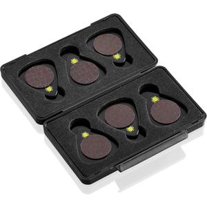 TIK PIK 6-Pack Guitar Picks for Acoustic & Bass Guitars | As Seen On Shark Tank | Black Heavy Gauge 0.96mm