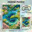 GIVEITALL Jigsaw Puzzle 1000 Pieces for Adults Challenging Gifts, Spring | Large Piece, High Difficulty Challenge, Home Wall Decoration, Family Activity Gift for Adults & Kids