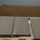 Furhaven Cardboard Cat House Farmhouse Playground, Multi-Level Cat Hideout Scratcher with Detachable Hanging and Spring Toys