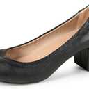 Amazon Essentials Womens Ballet Pump (10, Black)