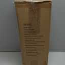 Fenmzee Bedside Table Lamp for Bedroom - 3 Way Dimmable Touch Lamp USB C Charging Ports and AC Outlet, Small Lamp Wood Base Round Flaxen Fabric Shade for Living Room, Desk, LED Bulb Included