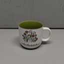 Christian Art Gifts Sage Green Floral Ceramic Coffee Mug  15 oz. Microwave and Dishwasher-safe Inspirational Scripture Coffee and Tea Mug for Friends with Bible Verse: Sweet Friendship Proverbs 27:9