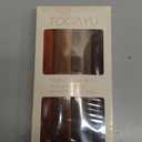 Heatless Curling Rods for Overnight Curls - Jumbo Soft Hair Rollers to Sleep in, No-Damage Flexi Rods with Silk Scarf - For All Hair Types and Texture - 4pcs Russet (Brownish red)