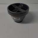 10 Inch 4 Pack Plant Pots, Plastic Flower Pot for Indoor & Outdoor with Drainage Holes & Saucer, Plaid Pattern Planters Garden Pots for Herbs (Copper)