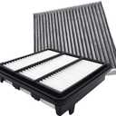 Cabin & Engine Air Filter for Integra 1.5L (2024-2023), CRV 1.5L(2024-2023), Civic 1.5L (2024-2022). Replacement for CP182, CF11182, 80292-TF0-G01,17220-64A-A00.