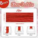 8 Pack Red Cheesecloth Table Runner 10ft Boho Gauze Fabric 120 Inch Cheese Cloth Table Runner Rustic Sheer for Holiday Baby Shower Party Dcor Home Wedding Decoration