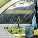 Frelaxy Compression Sack, Ultralight Sleeping Bag Stuff Sack Compression Stuff Sack - Space Saving Gear for Camping, Hiking, Backpacking (Turquoise, M)