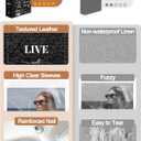 Slohif Photo Album 4x6 Pictures Leather Small Memory Book Keepsake for Family Wedding Postcard 100 Pockets Personalized Couples Photobook for Engagement Travel Vacation Birthday Honeymoon Happiness