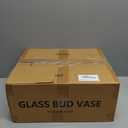UMEIED 24 Pack Glass Bud Vases in Bulk for Centerpieces, Clear Vintage Decorative Small Vases for Flowers, Wedding Rustic Home Table Decor (Clear)